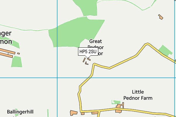 HP5 2SU map - OS VectorMap District (Ordnance Survey) HP5 2SU map - OS VectorMap District (Ordnance Survey)