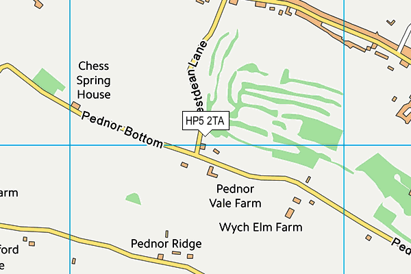 HP5 2TA map - OS VectorMap District (Ordnance Survey) HP5 2TA map - OS VectorMap District (Ordnance Survey)