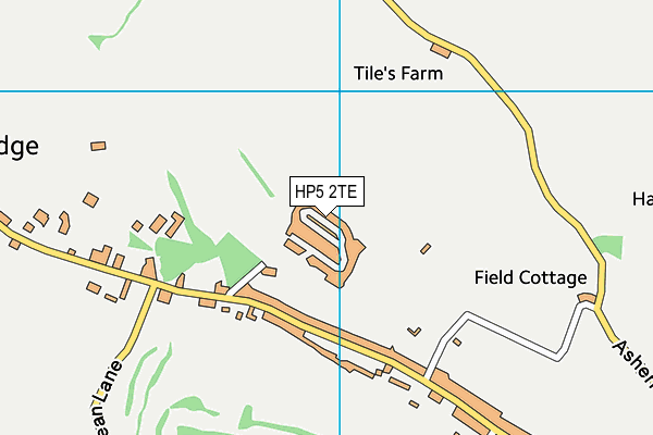 HP5 2TE map - OS VectorMap District (Ordnance Survey) HP5 2TE map - OS VectorMap District (Ordnance Survey)