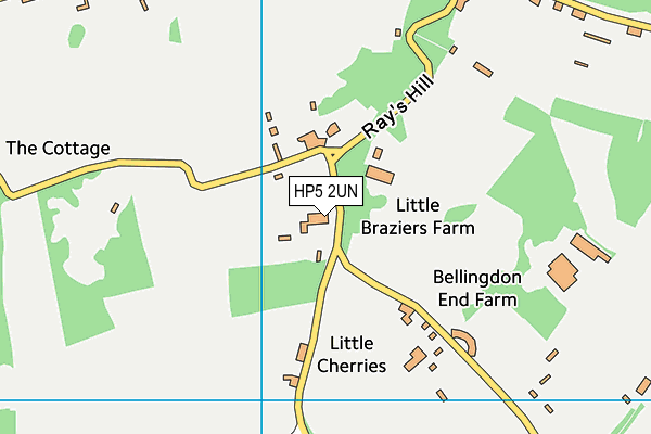 HP5 2UN map - OS VectorMap District (Ordnance Survey) HP5 2UN map - OS VectorMap District (Ordnance Survey)