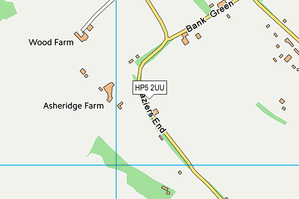HP5 2UU map - OS VectorMap District (Ordnance Survey) HP5 2UU map - OS VectorMap District (Ordnance Survey)