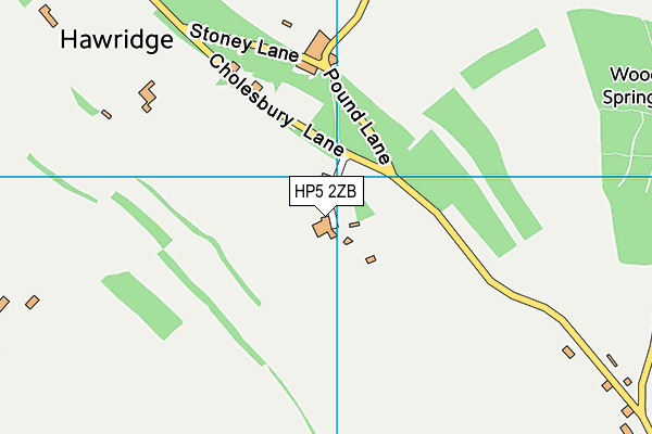 HP5 2ZB map - OS VectorMap District (Ordnance Survey) HP5 2ZB map - OS VectorMap District (Ordnance Survey)