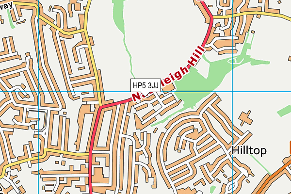 HP5 3JJ map - OS VectorMap District (Ordnance Survey) HP5 3JJ map - OS VectorMap District (Ordnance Survey)