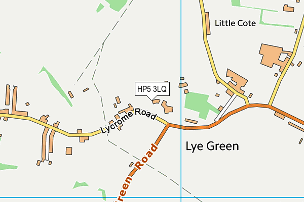 HP5 3LQ map - OS VectorMap District (Ordnance Survey)