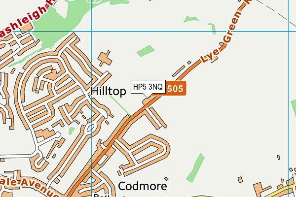HP5 3NQ map - OS VectorMap District (Ordnance Survey) HP5 3NQ map - OS VectorMap District (Ordnance Survey)