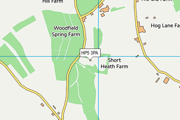 HP5 3PA map - OS VectorMap District (Ordnance Survey) HP5 3PA map - OS VectorMap District (Ordnance Survey)