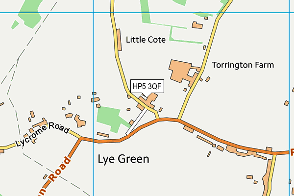 HP5 3QF map - OS VectorMap District (Ordnance Survey) HP5 3QF map - OS VectorMap District (Ordnance Survey)