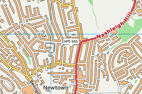 HP5 9AS map - OS VectorMap District (Ordnance Survey) HP5 9AS map - OS VectorMap District (Ordnance Survey)