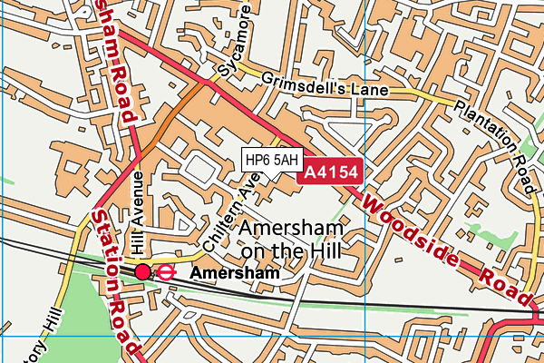 HP6 5AH map - OS VectorMap District (Ordnance Survey) HP6 5AH map - OS VectorMap District (Ordnance Survey)