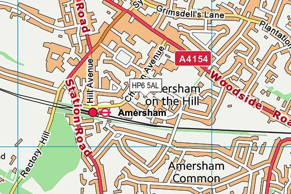 HP6 5AL map - OS VectorMap District (Ordnance Survey) HP6 5AL map - OS VectorMap District (Ordnance Survey)