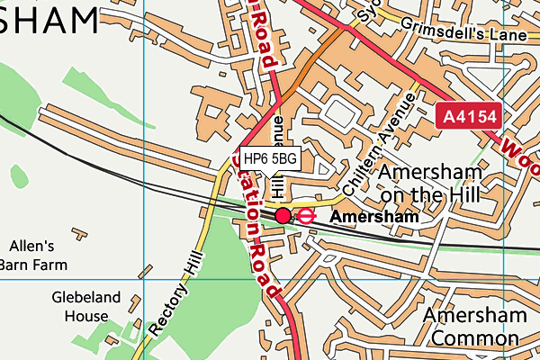 HP6 5BG map - OS VectorMap District (Ordnance Survey) HP6 5BG map - OS VectorMap District (Ordnance Survey)