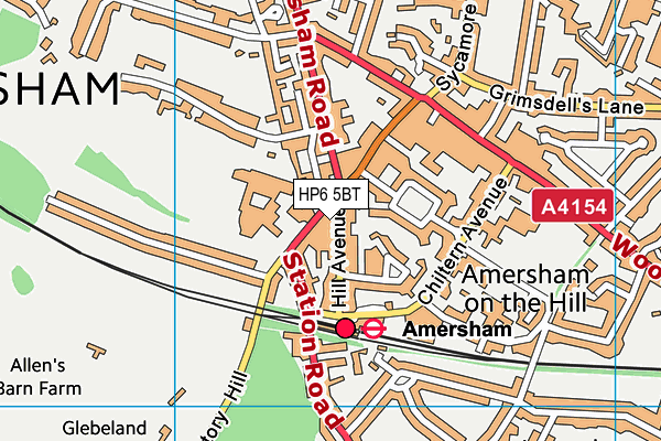 HP6 5BT map - OS VectorMap District (Ordnance Survey) HP6 5BT map - OS VectorMap District (Ordnance Survey)