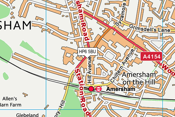 HP6 5BU map - OS VectorMap District (Ordnance Survey) HP6 5BU map - OS VectorMap District (Ordnance Survey)
