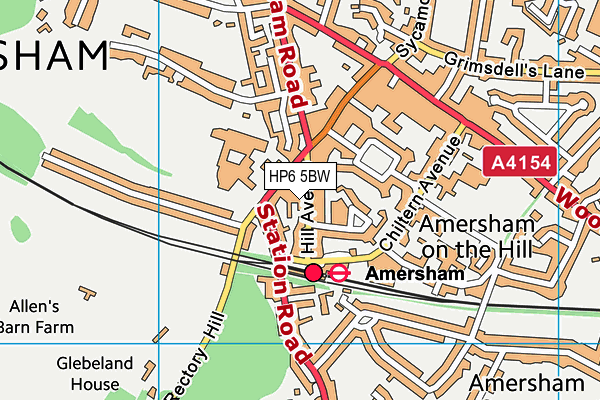HP6 5BW map - OS VectorMap District (Ordnance Survey) HP6 5BW map - OS VectorMap District (Ordnance Survey)