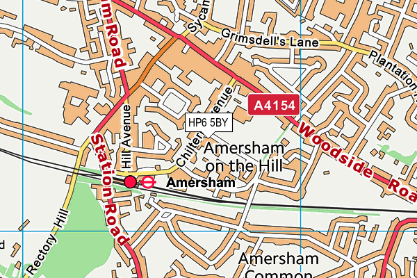 HP6 5BY map - OS VectorMap District (Ordnance Survey) HP6 5BY map - OS VectorMap District (Ordnance Survey)