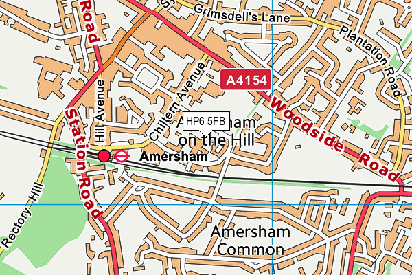 HP6 5FB map - OS VectorMap District (Ordnance Survey) HP6 5FB map - OS VectorMap District (Ordnance Survey)