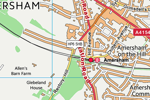 HP6 5HB map - OS VectorMap District (Ordnance Survey) HP6 5HB map - OS VectorMap District (Ordnance Survey)