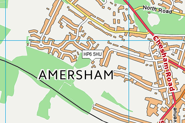 HP6 5HU map - OS VectorMap District (Ordnance Survey) HP6 5HU map - OS VectorMap District (Ordnance Survey)