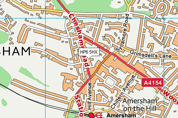 HP6 5HX map - OS VectorMap District (Ordnance Survey) HP6 5HX map - OS VectorMap District (Ordnance Survey)