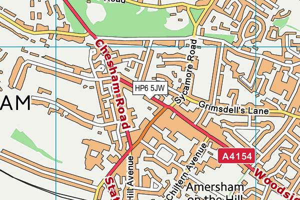 HP6 5JW map - OS VectorMap District (Ordnance Survey) HP6 5JW map - OS VectorMap District (Ordnance Survey)