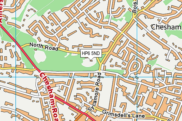 HP6 5ND map - OS VectorMap District (Ordnance Survey) HP6 5ND map - OS VectorMap District (Ordnance Survey)