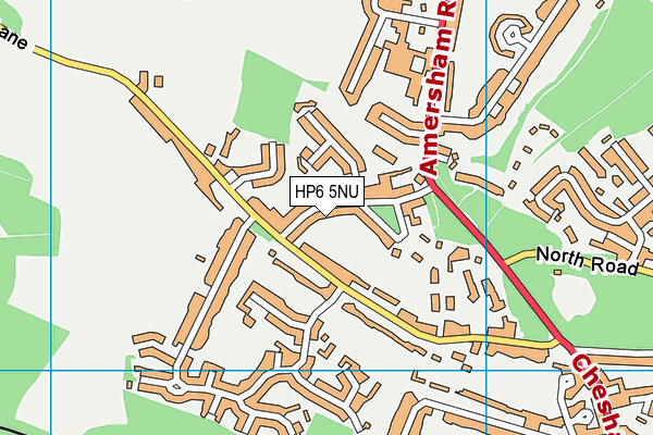 HP6 5NU map - OS VectorMap District (Ordnance Survey) HP6 5NU map - OS VectorMap District (Ordnance Survey)
