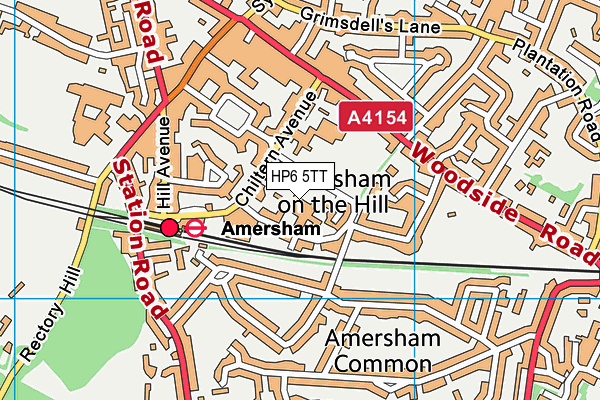 HP6 5TT map - OS VectorMap District (Ordnance Survey) HP6 5TT map - OS VectorMap District (Ordnance Survey)