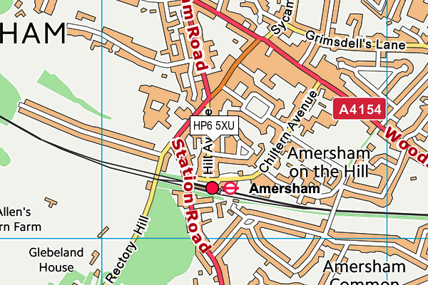 HP6 5XU map - OS VectorMap District (Ordnance Survey) HP6 5XU map - OS VectorMap District (Ordnance Survey)