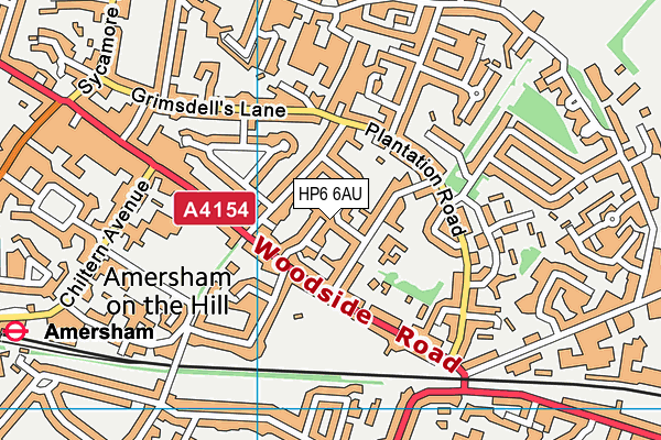 HP6 6AU map - OS VectorMap District (Ordnance Survey) HP6 6AU map - OS VectorMap District (Ordnance Survey)