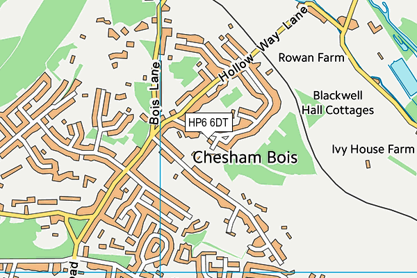 HP6 6DT map - OS VectorMap District (Ordnance Survey) HP6 6DT map - OS VectorMap District (Ordnance Survey)