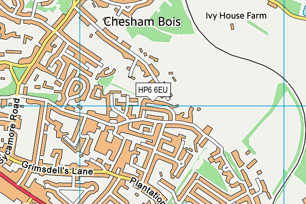 HP6 6EU map - OS VectorMap District (Ordnance Survey) HP6 6EU map - OS VectorMap District (Ordnance Survey)
