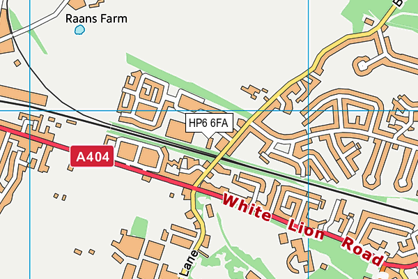 HP6 6FA map - OS VectorMap District (Ordnance Survey) HP6 6FA map - OS VectorMap District (Ordnance Survey)