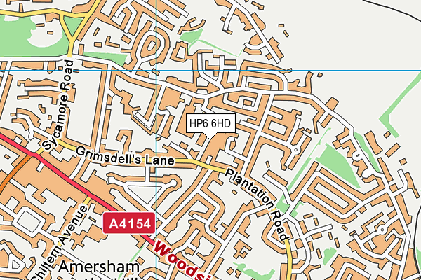 HP6 6HD map - OS VectorMap District (Ordnance Survey) HP6 6HD map - OS VectorMap District (Ordnance Survey)