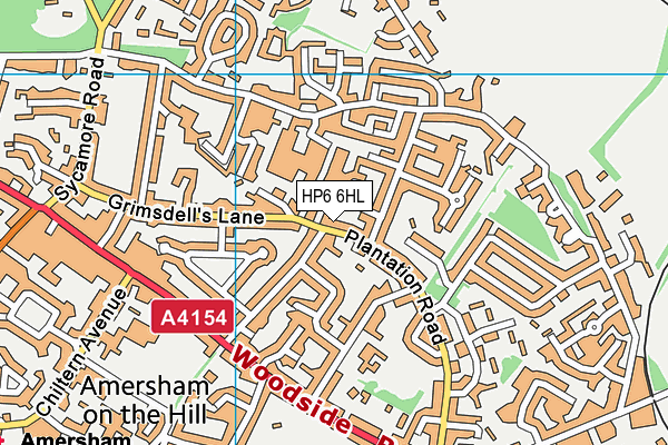 HP6 6HL map - OS VectorMap District (Ordnance Survey) HP6 6HL map - OS VectorMap District (Ordnance Survey)