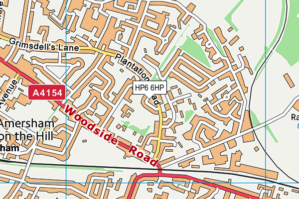 HP6 6HP map - OS VectorMap District (Ordnance Survey)