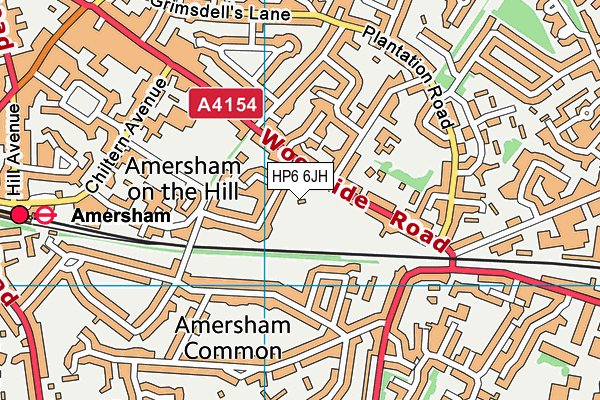 HP6 6JH map - OS VectorMap District (Ordnance Survey) HP6 6JH map - OS VectorMap District (Ordnance Survey)