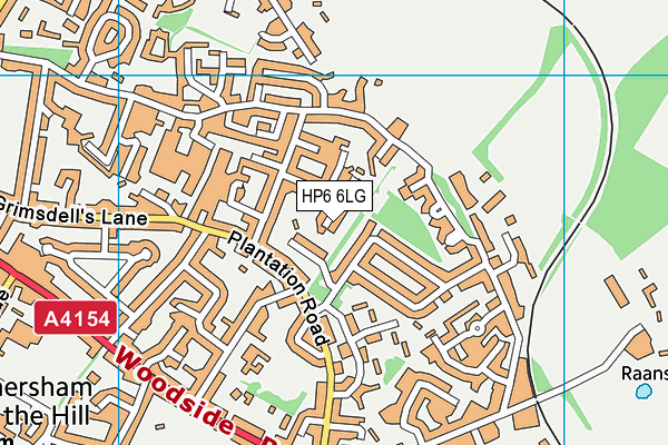 HP6 6LG map - OS VectorMap District (Ordnance Survey) HP6 6LG map - OS VectorMap District (Ordnance Survey)