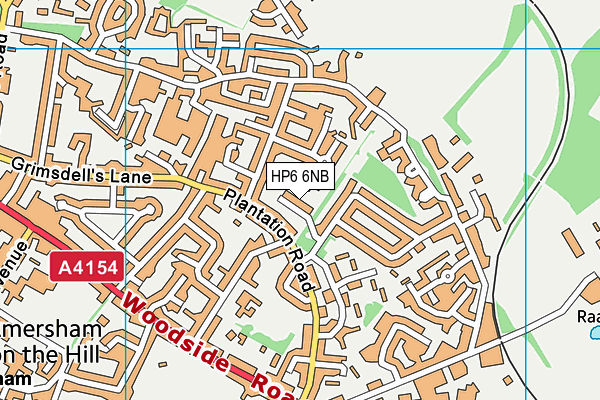 HP6 6NB map - OS VectorMap District (Ordnance Survey) HP6 6NB map - OS VectorMap District (Ordnance Survey)