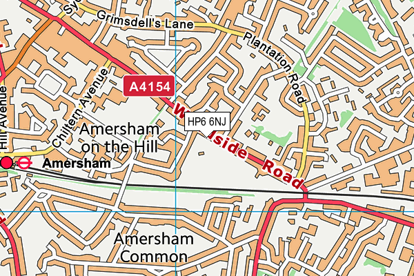 HP6 6NJ map - OS VectorMap District (Ordnance Survey) HP6 6NJ map - OS VectorMap District (Ordnance Survey)