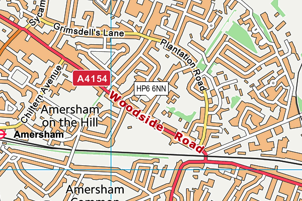 HP6 6NN map - OS VectorMap District (Ordnance Survey) HP6 6NN map - OS VectorMap District (Ordnance Survey)