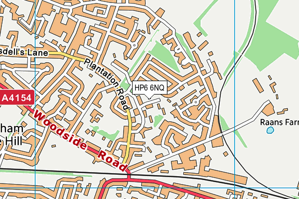 HP6 6NQ map - OS VectorMap District (Ordnance Survey) HP6 6NQ map - OS VectorMap District (Ordnance Survey)