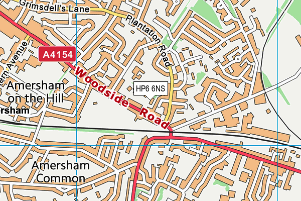 HP6 6NS map - OS VectorMap District (Ordnance Survey) HP6 6NS map - OS VectorMap District (Ordnance Survey)