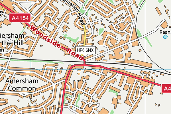 HP6 6NX map - OS VectorMap District (Ordnance Survey) HP6 6NX map - OS VectorMap District (Ordnance Survey)