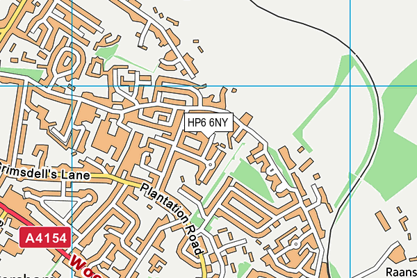 HP6 6NY map - OS VectorMap District (Ordnance Survey) HP6 6NY map - OS VectorMap District (Ordnance Survey)