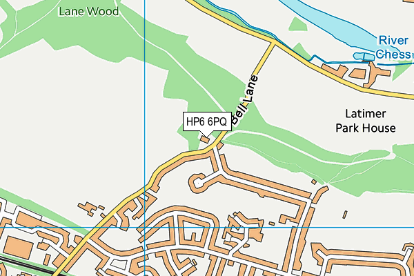 HP6 6PQ map - OS VectorMap District (Ordnance Survey) HP6 6PQ map - OS VectorMap District (Ordnance Survey)