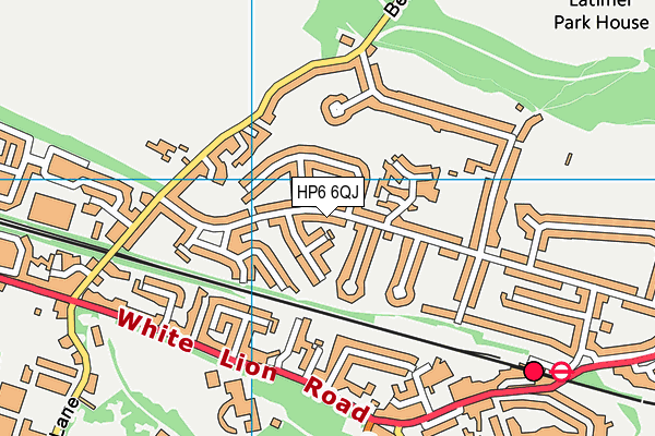 HP6 6QJ map - OS VectorMap District (Ordnance Survey)