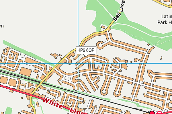 HP6 6QP map - OS VectorMap District (Ordnance Survey) HP6 6QP map - OS VectorMap District (Ordnance Survey)