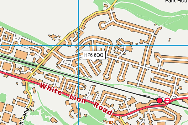 HP6 6QQ map - OS VectorMap District (Ordnance Survey) HP6 6QQ map - OS VectorMap District (Ordnance Survey)