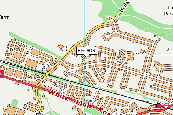HP6 6QR map - OS VectorMap District (Ordnance Survey) HP6 6QR map - OS VectorMap District (Ordnance Survey)