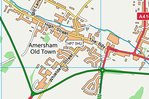 HP7 0HU map - OS VectorMap District (Ordnance Survey) HP7 0HU map - OS VectorMap District (Ordnance Survey)